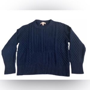 Soft Philosophy Deep Blue Cable
Knit Sweater